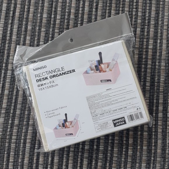 Miniso Pink Desk Organizer - Picture 2 of 4